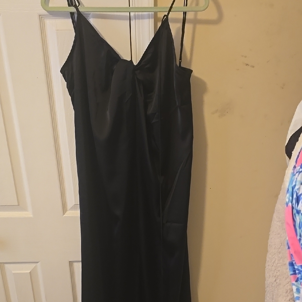 Elegant Black Slip Dress Banana Republic NWT Size L
